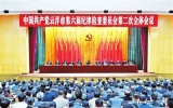 庞国梅出席市纪委六届二次全会